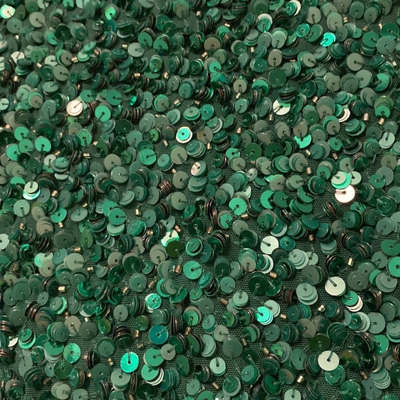 Alice + Olivia Emerald Green Sequins Mermaid Maxi Skirt - 2 - Picture 5 of 8